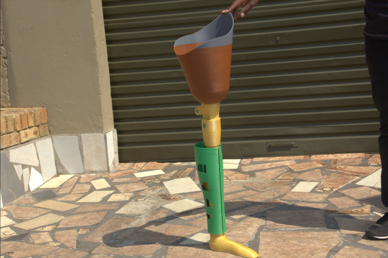 Olround Tech 3D Printed prosthetic leg